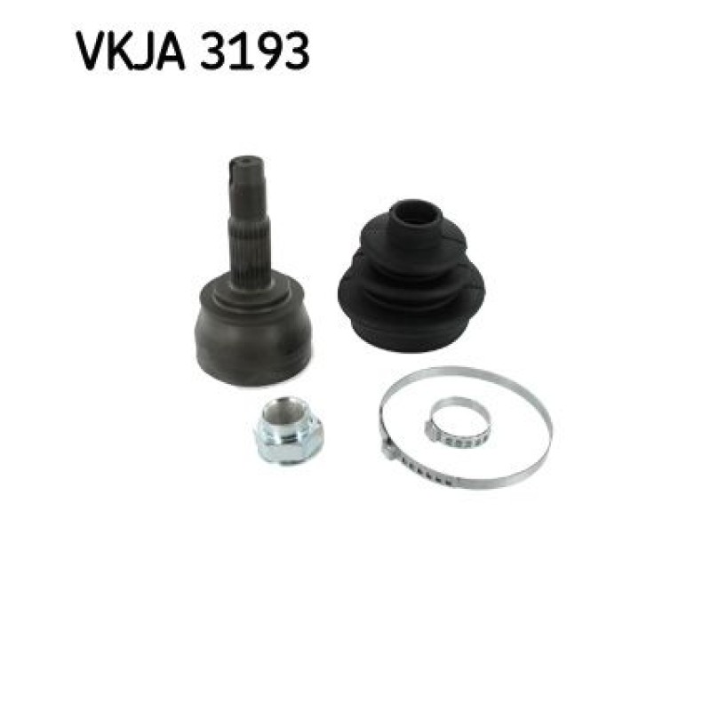 Homokineet reparatie set, aandrijfas Vooras, Wielzijde