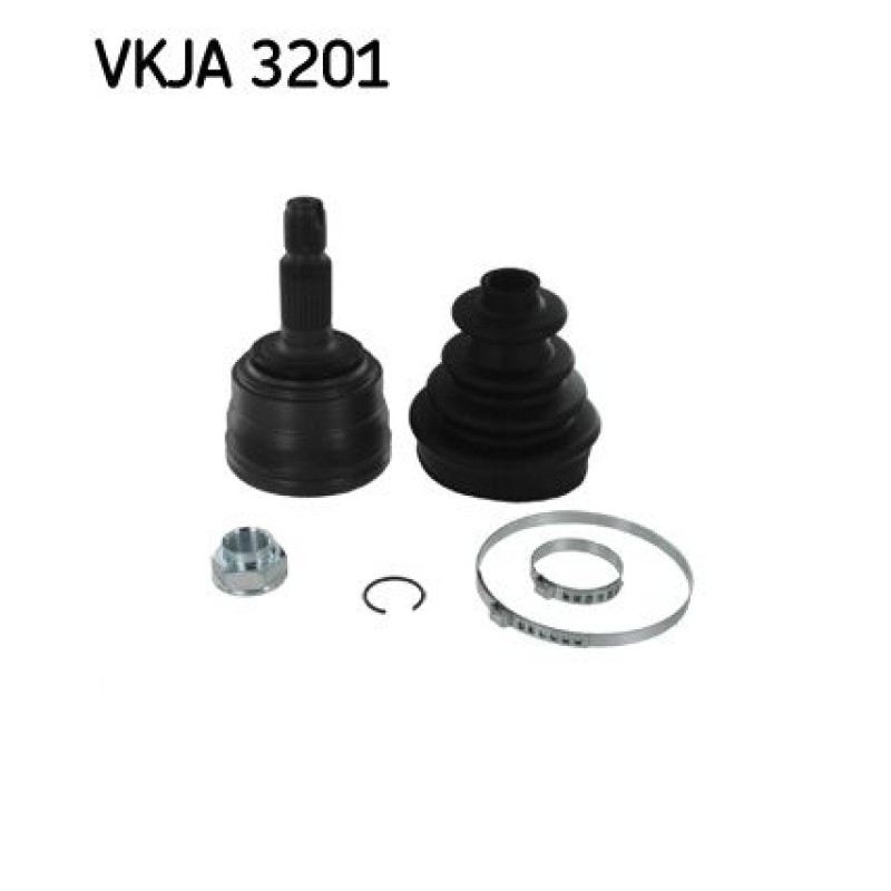 Homokineet reparatie set, aandrijfas Vooras, Wielzijde