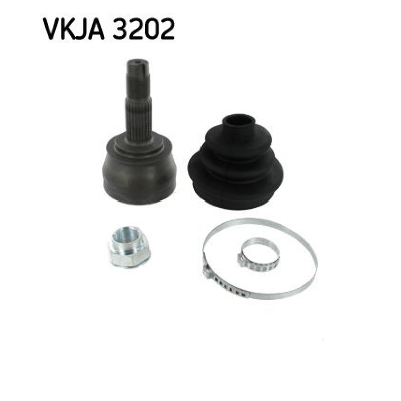 Homokineet reparatie set, aandrijfas Vooras, Wielzijde