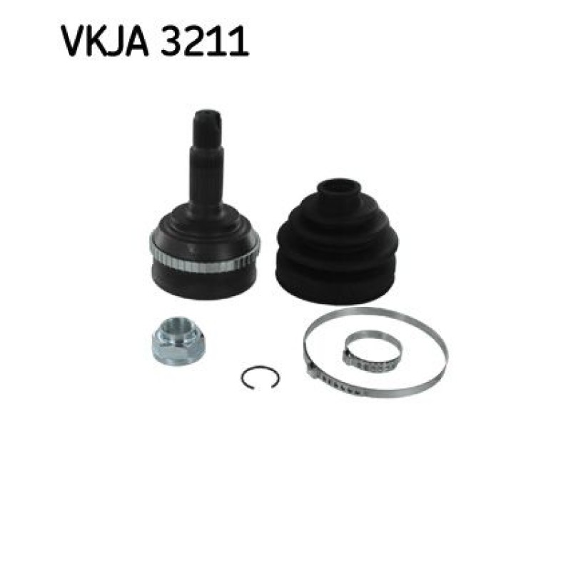 Homokineet reparatie set, aandrijfas Vooras, Wielzijde