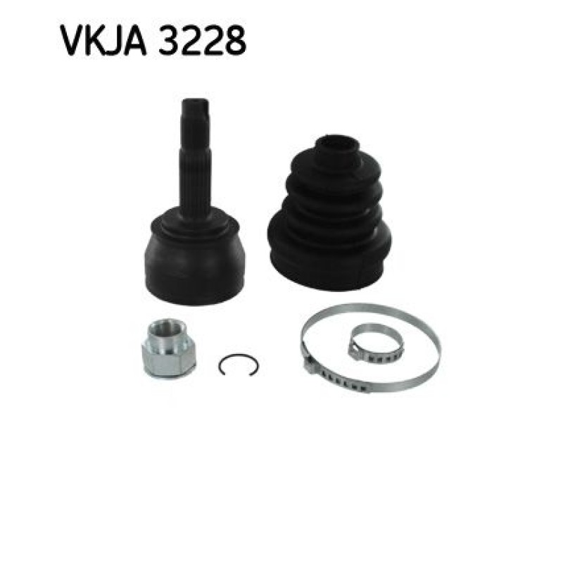 Homokineet reparatie set, aandrijfas Vooras, Wielzijde