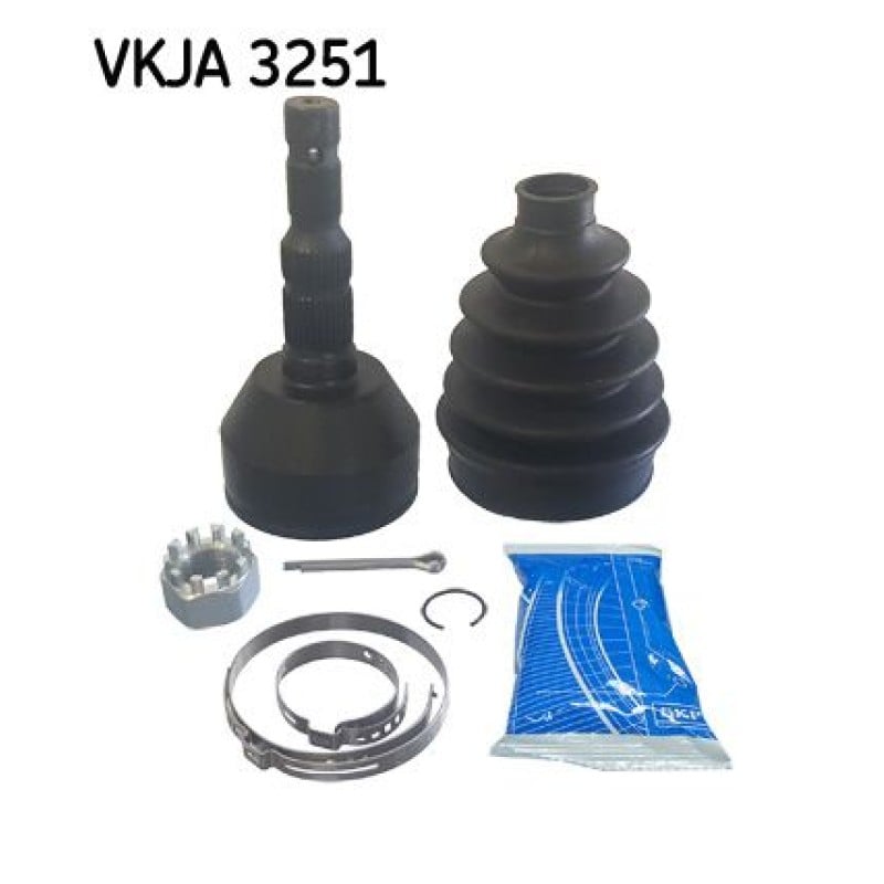 Homokineet reparatie set, aandrijfas Vooras, Wielzijde
