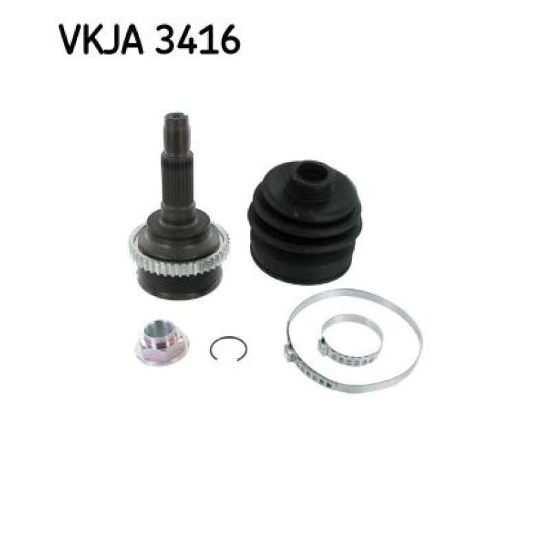 Homokineet reparatie set, aandrijfas Vooras, Wielzijde