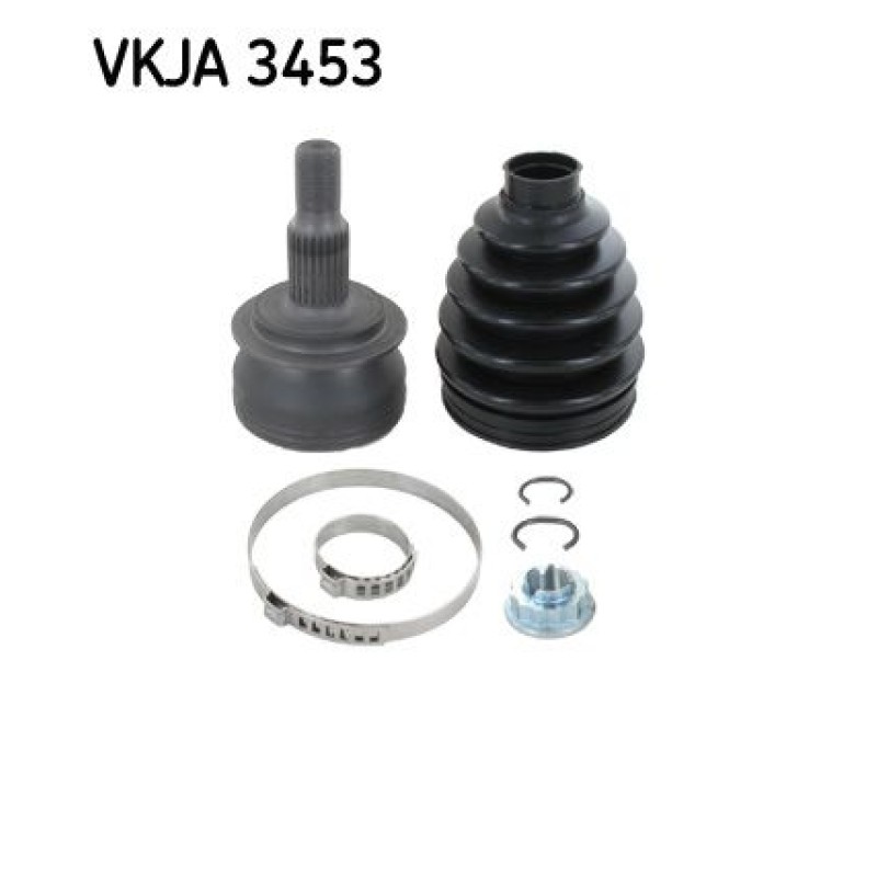 Homokineet reparatie set, aandrijfas Vooras, Wielzijde