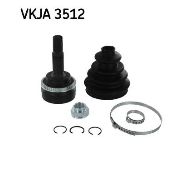 Homokineet reparatie set, aandrijfas Vooras, Wielzijde