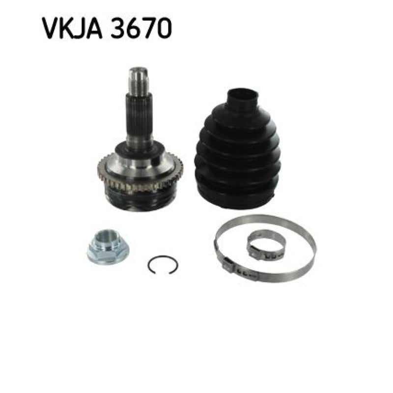 Homokineet reparatie set, aandrijfas Vooras rechts, Wielzijde