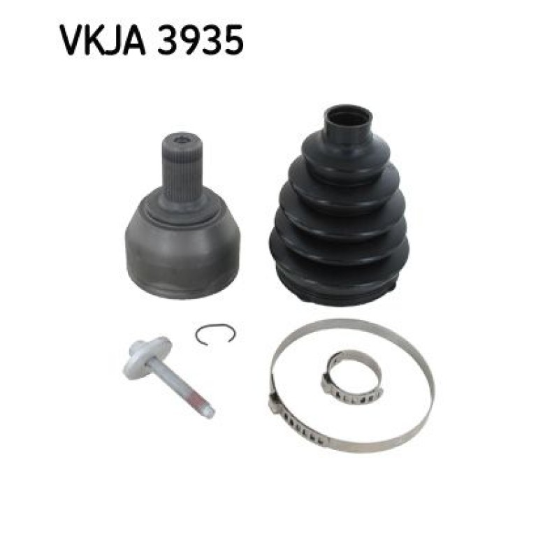 Homokineet reparatie set, aandrijfas Vooras, Wielzijde