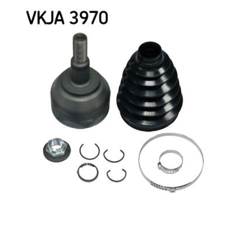 Homokineet reparatie set, aandrijfas Vooras links, Wielzijde