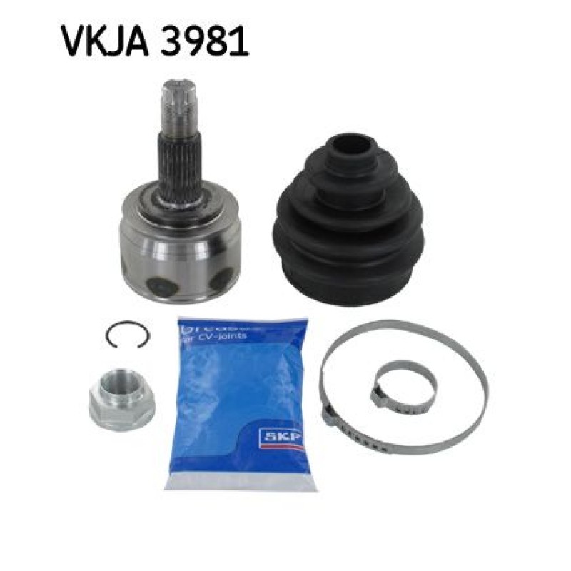 Homokineet reparatie set, aandrijfas Vooras, Wielzijde