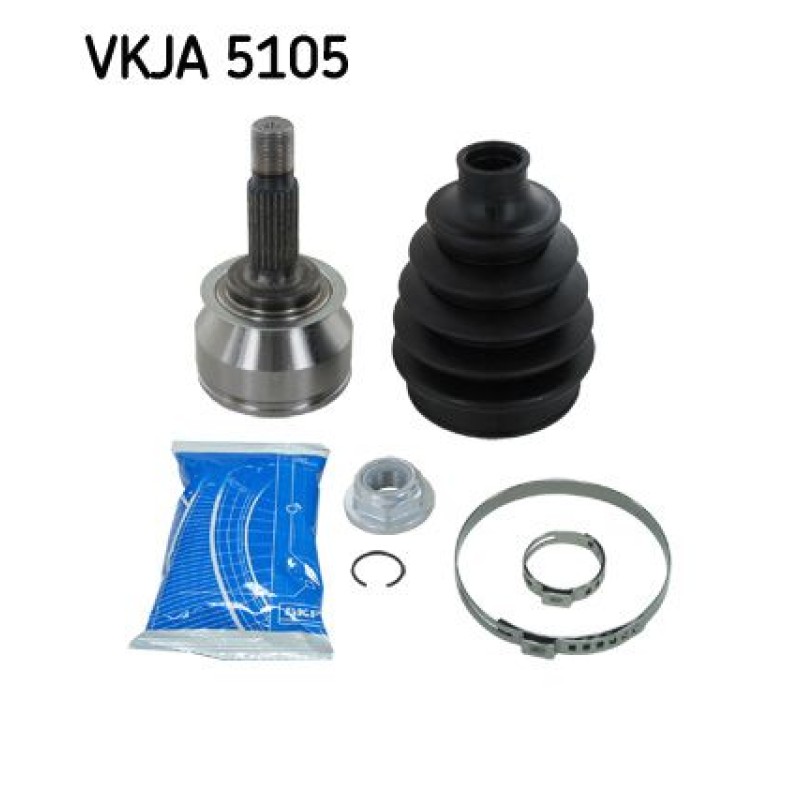 Homokineet reparatie set, aandrijfas Vooras, Wielzijde