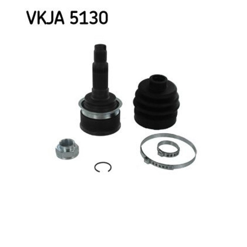 Homokineet reparatie set, aandrijfas Vooras, Wielzijde