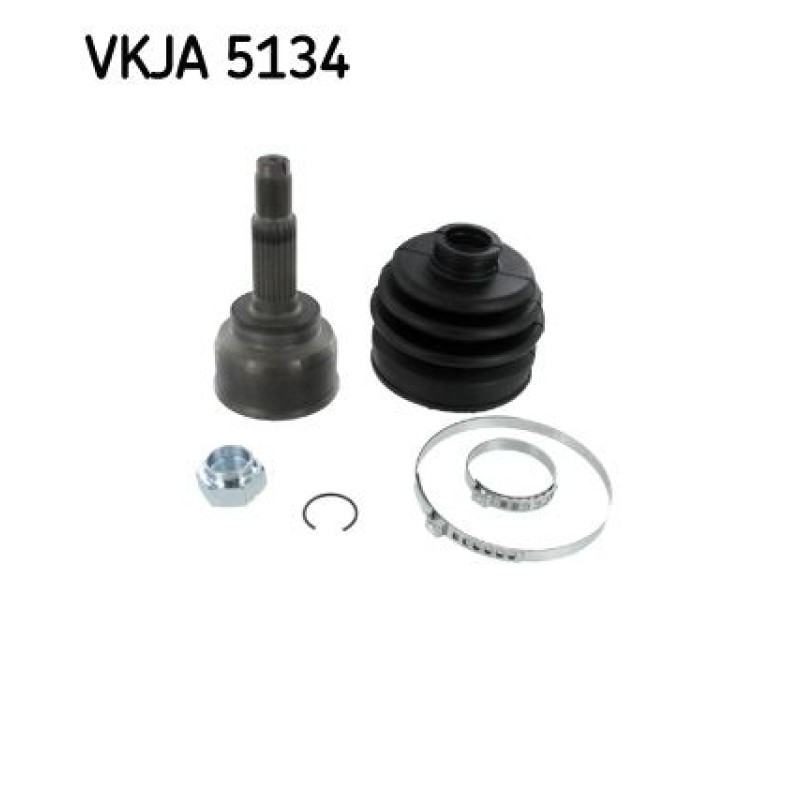 Homokineet reparatie set, aandrijfas Vooras, Wielzijde