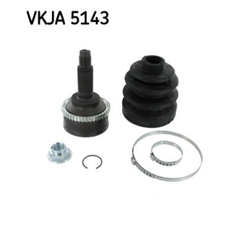 Homokineet reparatie set, aandrijfas Vooras, Wielzijde