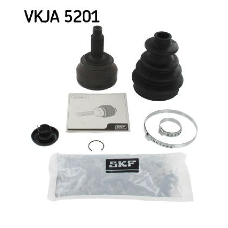 Homokineet reparatie set, aandrijfas Vooras, Wielzijde
