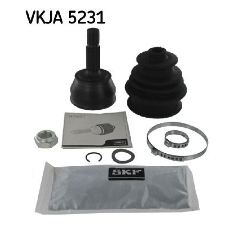 Homokineet reparatie set, aandrijfas Vooras, Wielzijde
