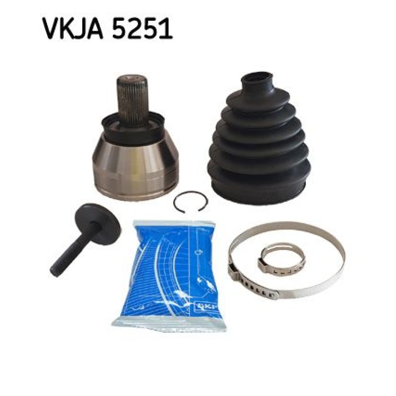Homokineet reparatie set, aandrijfas Vooras, Wielzijde