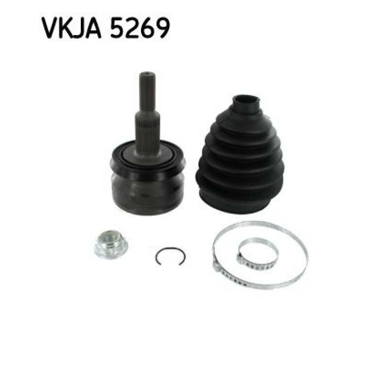 Homokineet reparatie set, aandrijfas Vooras, Wielzijde