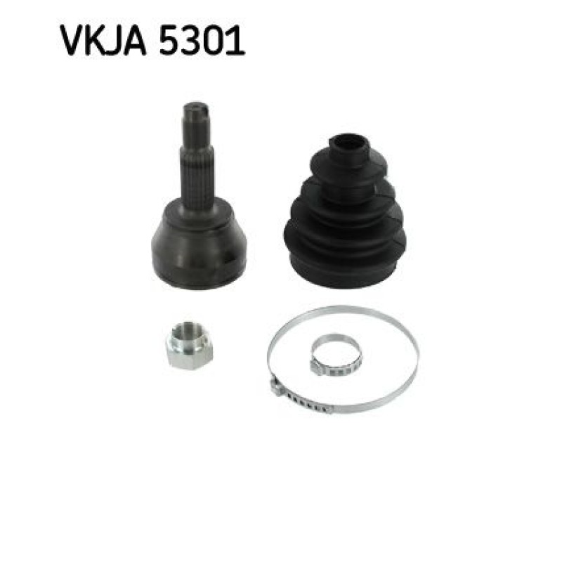 Homokineet reparatie set, aandrijfas Vooras, Wielzijde