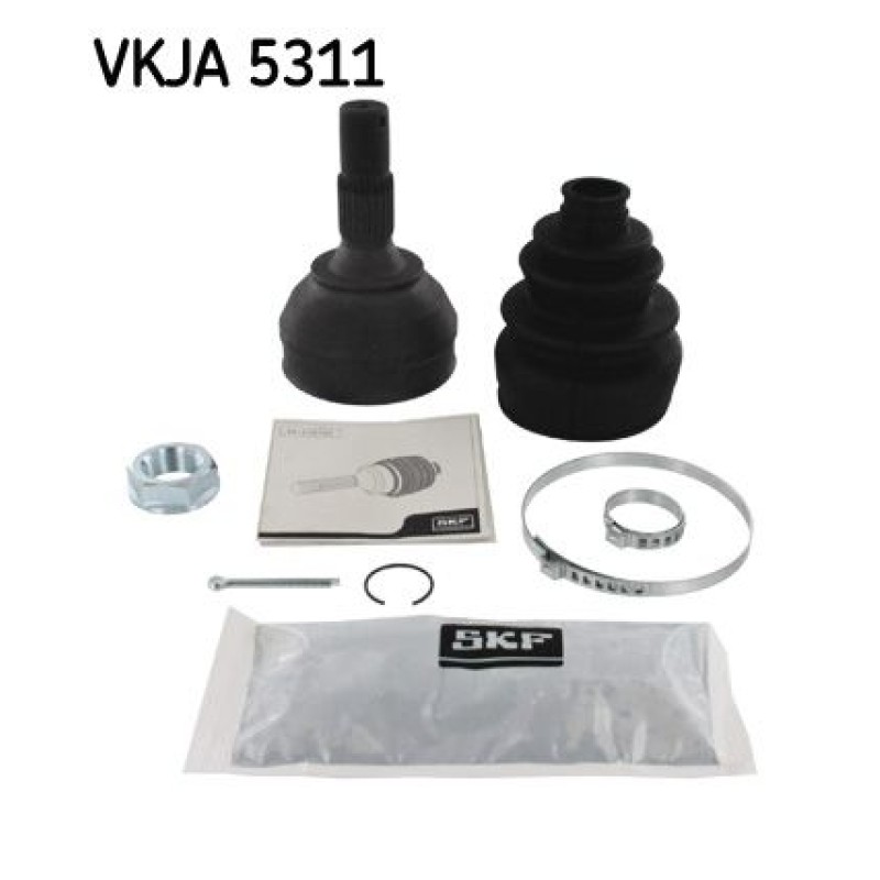 Homokineet reparatie set, aandrijfas Vooras, Wielzijde