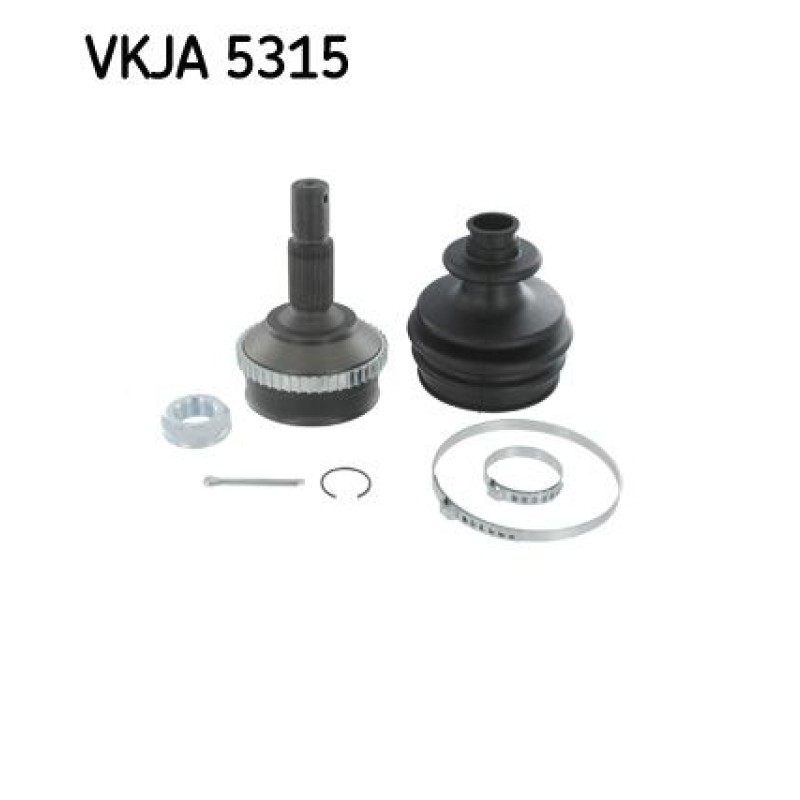 Homokineet reparatie set, aandrijfas Vooras, Wielzijde