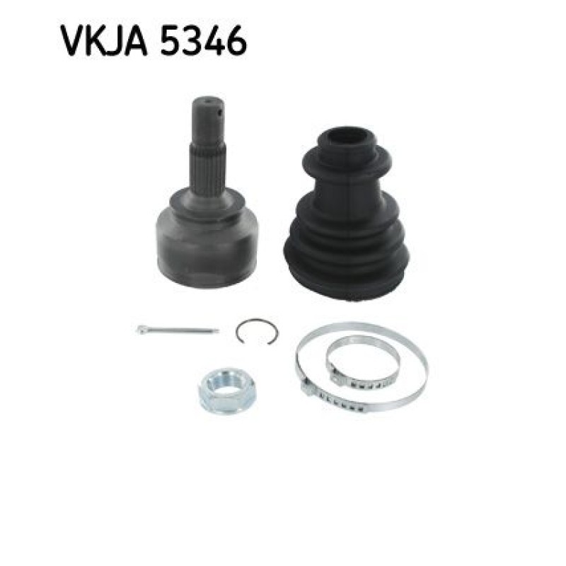 Homokineet reparatie set, aandrijfas Vooras, Wielzijde