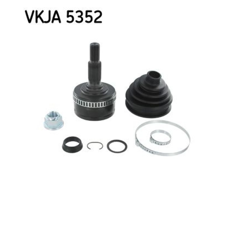 Homokineet reparatie set, aandrijfas Vooras, Wielzijde