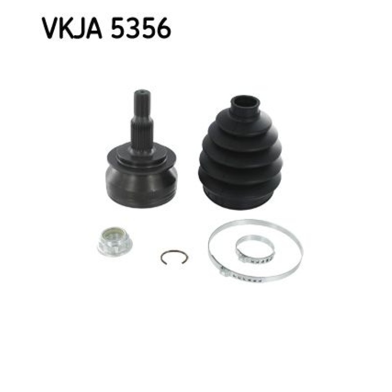 Homokineet reparatie set, aandrijfas Vooras, Wielzijde