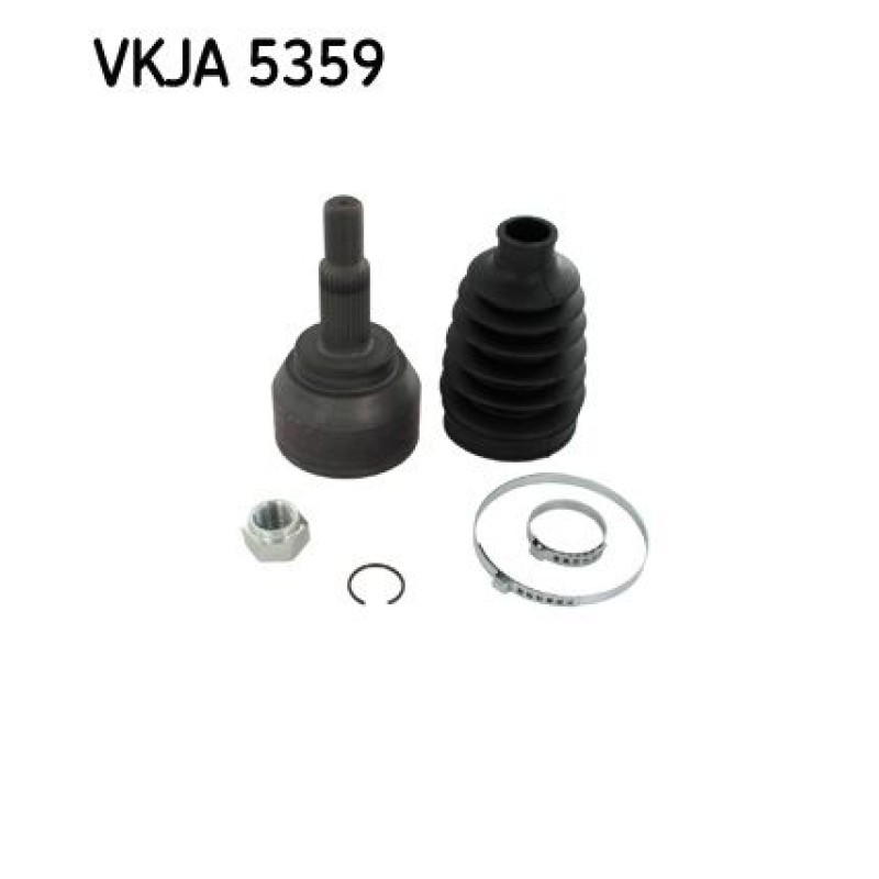 Homokineet reparatie set, aandrijfas Vooras, Wielzijde