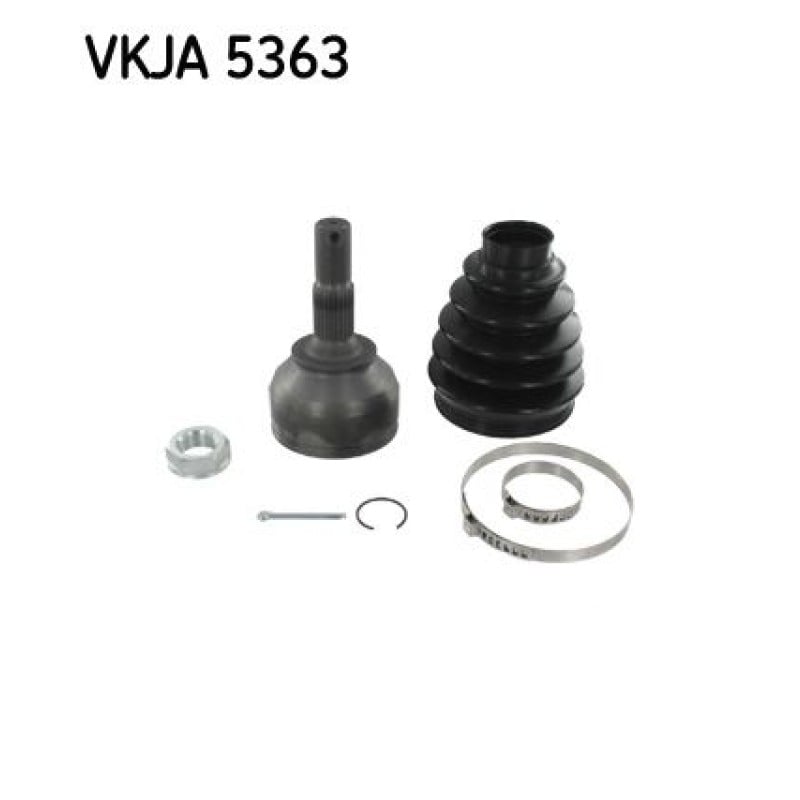 Homokineet reparatie set, aandrijfas Vooras, Wielzijde