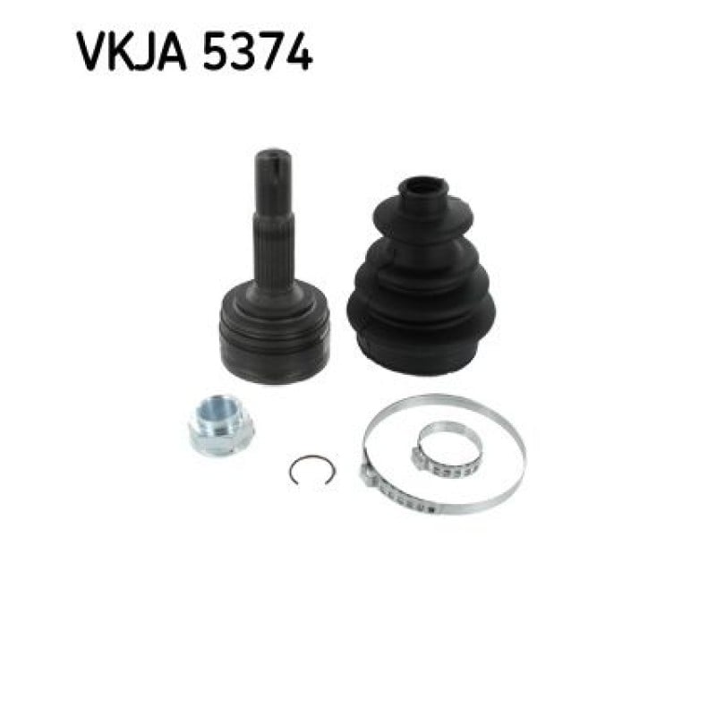 Homokineet reparatie set, aandrijfas Vooras, Wielzijde