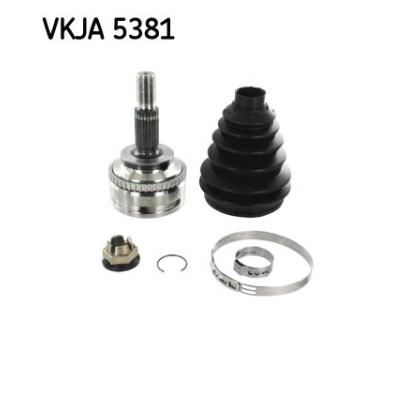Homokineet reparatie set, aandrijfas Vooras, Wielzijde