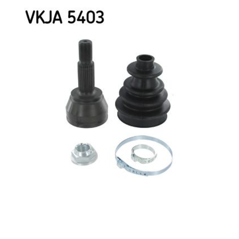 Homokineet reparatie set, aandrijfas Vooras, Wielzijde