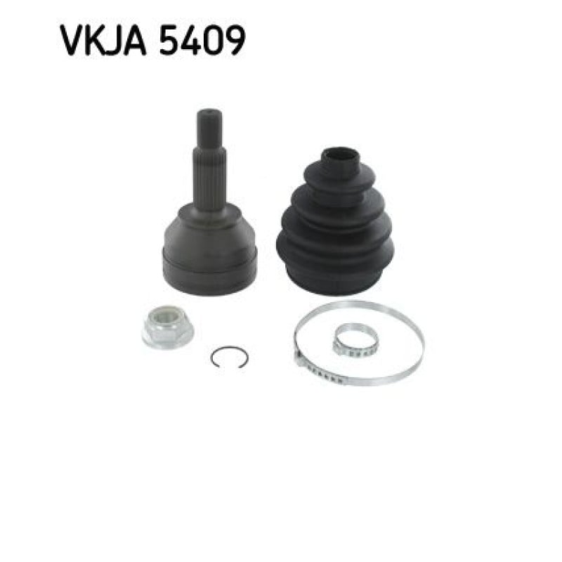 Homokineet reparatie set, aandrijfas Vooras, Wielzijde