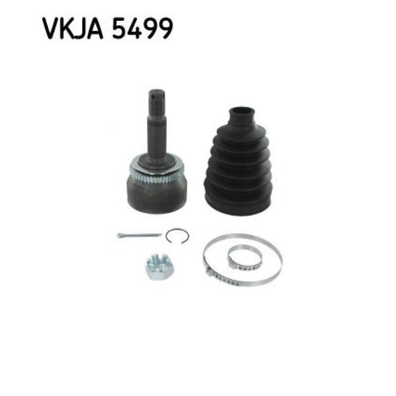 Homokineet reparatie set, aandrijfas Vooras, Wielzijde
