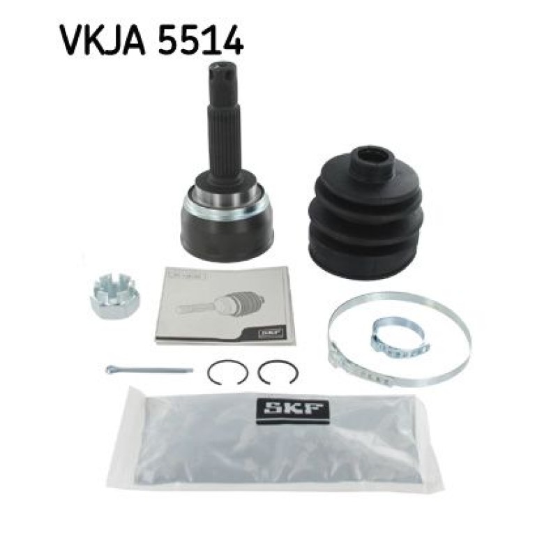 Homokineet reparatie set, aandrijfas Vooras, Wielzijde