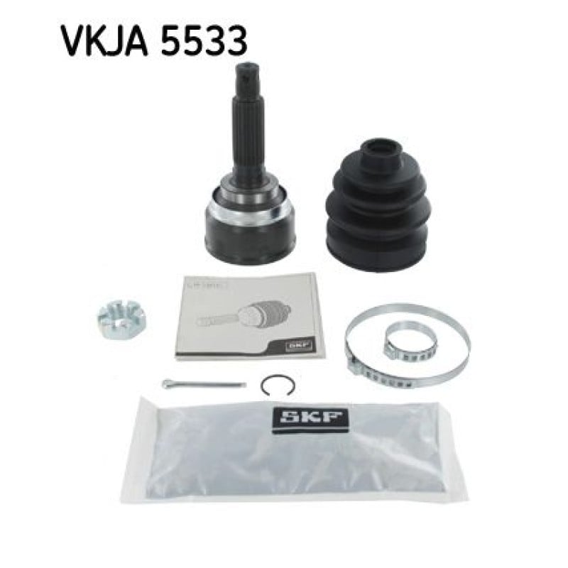 Homokineet reparatie set, aandrijfas Vooras, Wielzijde