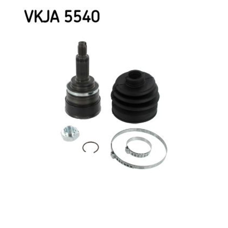 Homokineet reparatie set, aandrijfas Vooras, Wielzijde