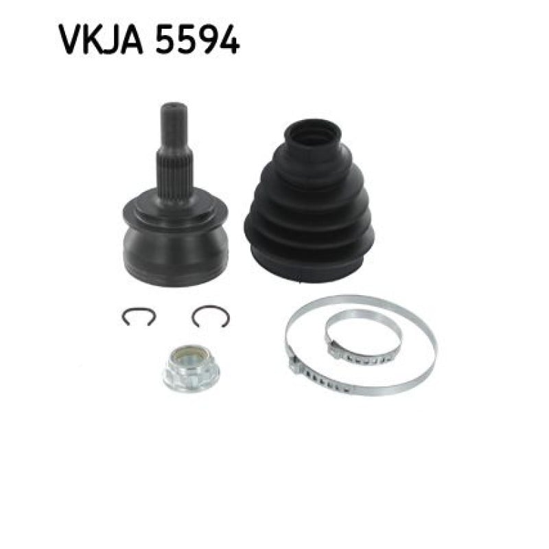 Homokineet reparatie set, aandrijfas Vooras, Wielzijde