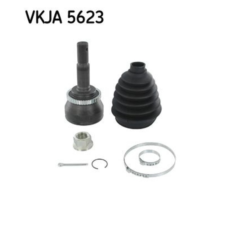 Homokineet reparatie set, aandrijfas Vooras, Wielzijde