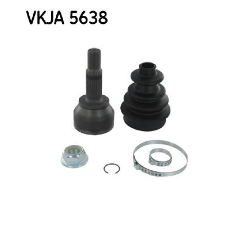 Homokineet reparatie set, aandrijfas Vooras, Wielzijde