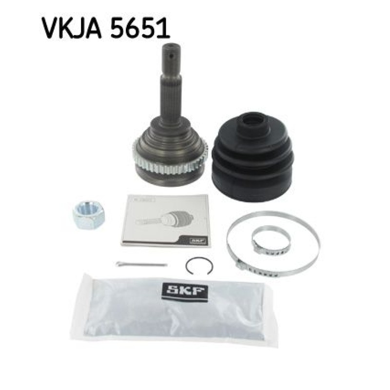 Homokineet reparatie set, aandrijfas Vooras, Wielzijde