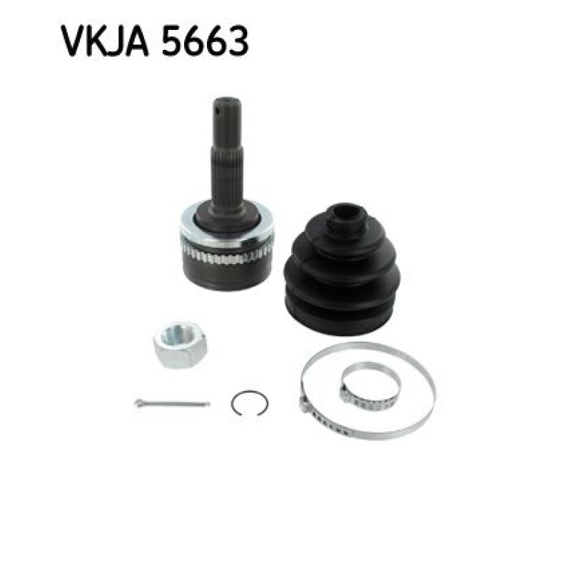 Homokineet reparatie set, aandrijfas Vooras, Wielzijde