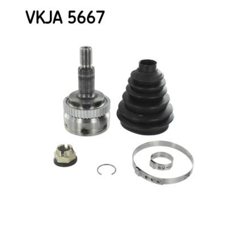 Homokineet reparatie set, aandrijfas Vooras, Wielzijde