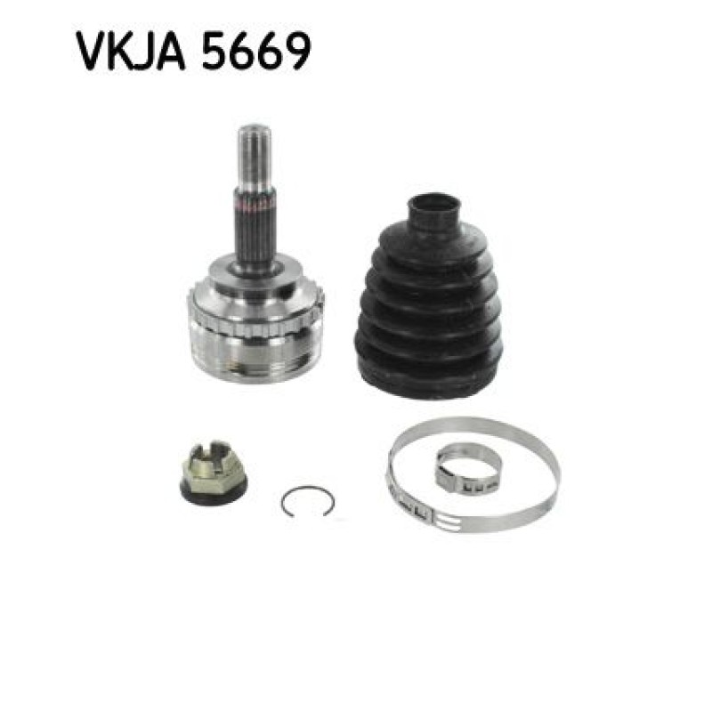 Homokineet reparatie set, aandrijfas Vooras, Wielzijde