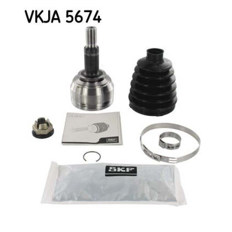 Homokineet reparatie set, aandrijfas Vooras, Wielzijde