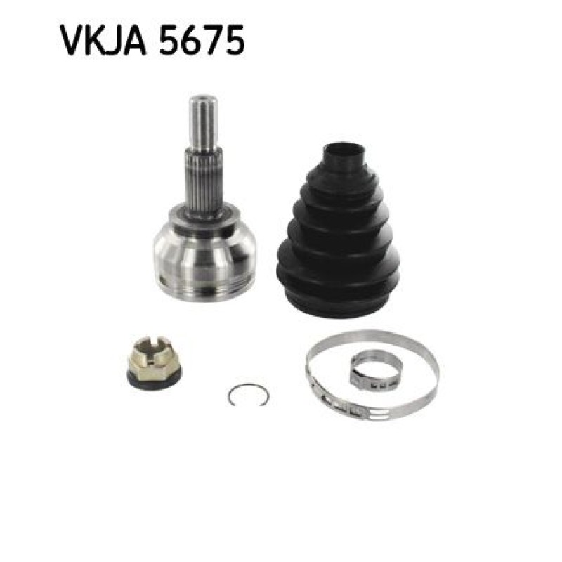 Homokineet reparatie set, aandrijfas Vooras, Wielzijde