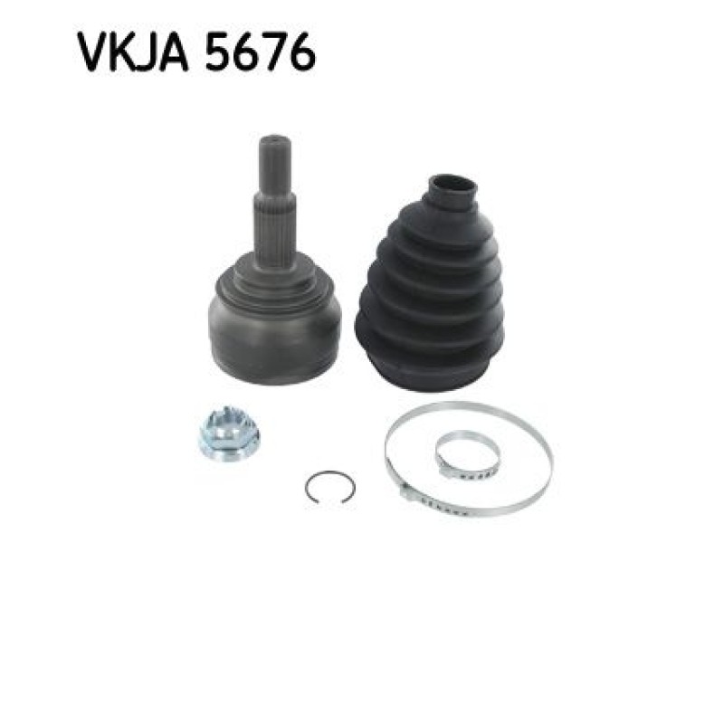 Homokineet reparatie set, aandrijfas Vooras, Wielzijde
