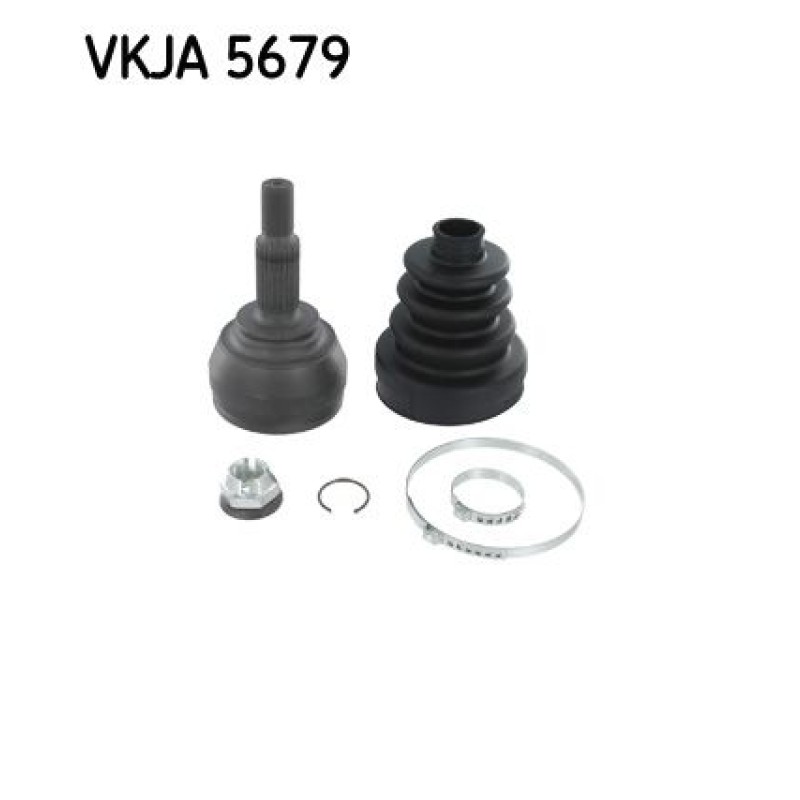 Homokineet reparatie set, aandrijfas Vooras, Wielzijde