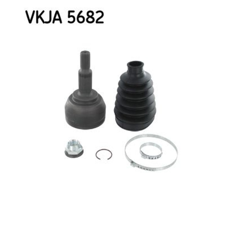 Homokineet reparatie set, aandrijfas Vooras, Wielzijde
