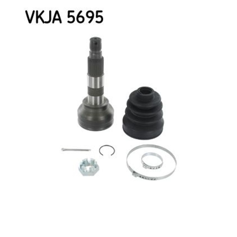 Homokineet reparatie set, aandrijfas Vooras, Wielzijde